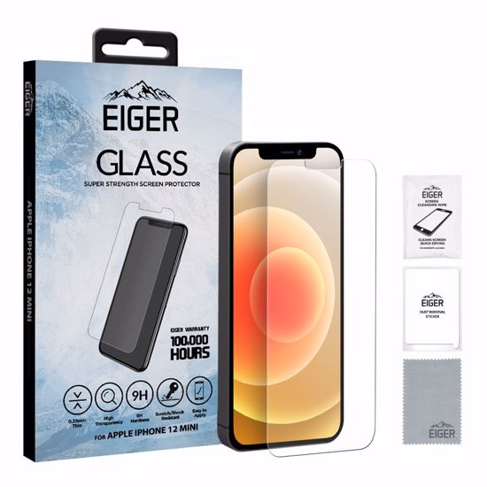 Picture of Eiger Eiger GLASS Screen Protector for Apple iPhone 12 Mini