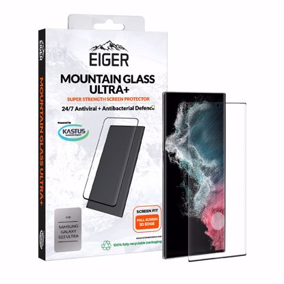 Picture of Eiger Eiger Mountain GLASS ULTRA+ Super Strong Screen Protector 3D for Samsung Galaxy S22 Ultra
