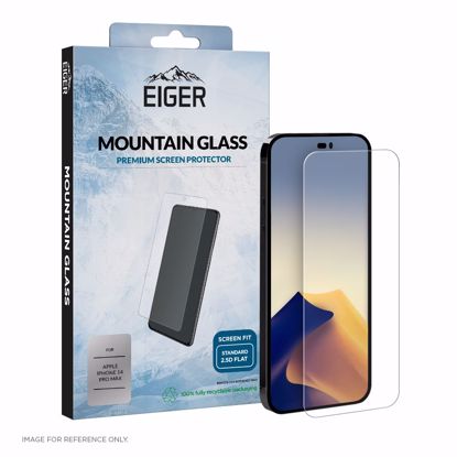Picture of Eiger Eiger Mountain Glass Screen Protector 2.5D for Apple iPhone 14 Pro Max in Clear