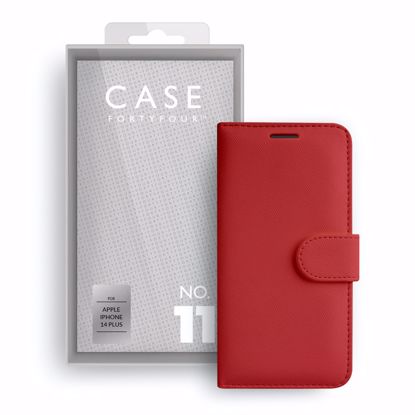 Picture of Case FortyFour Case FortyFour No.11 for Apple iPhone 14 Plus in Cross Grain Red