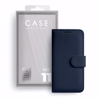 Picture of Case FortyFour Case FortyFour No.11 for Apple iPhone 14 Plus in Cross Grain Blue