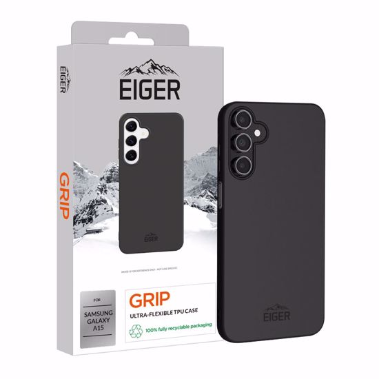 Picture of Eiger Eiger Grip Case for Samsung A15 in Black