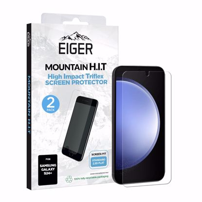 Picture of Eiger Eiger Mountain H.I.T Screen Protector (2 Pack) for Samsung S24+