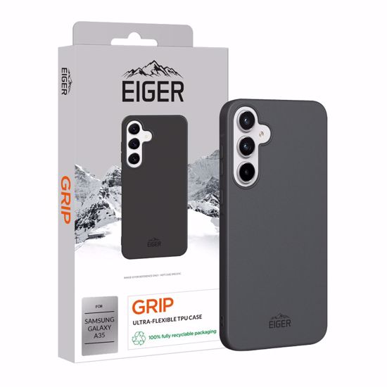 Picture of Eiger Eiger Grip Case for Samsung A35 in Black