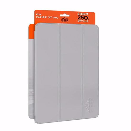 Picture of Eiger Eiger Storm 250m Stylus iPad 11 (11th Gen)/ 10.9 (10th Gen) Light Grey Retail Sleeve