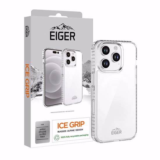 Picture of Eiger Eiger Ice Grip Case for iPhone 16 Pro Max in Clear