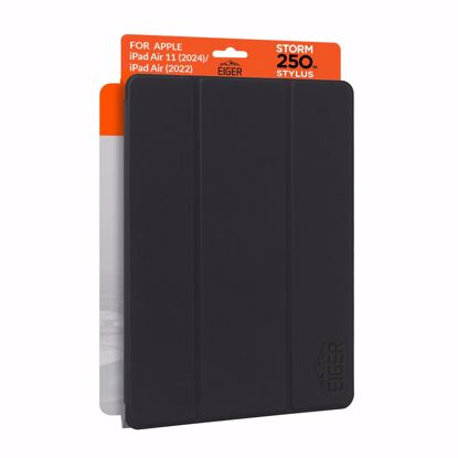 Picture of Eiger Eiger Storm 250m Stylus Case for iPad Air 11 (2024)/ Air (2022) Retail Sleeve in Black