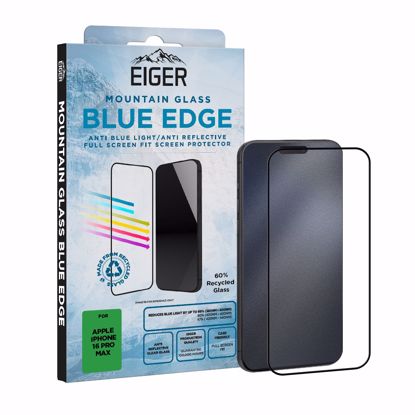 Picture of Eiger Eiger Mountain Blue EDGE Screen Protector for iPhone 16 Pro Max