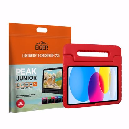 Picture of Eiger Eiger Peak Junior Case for iPad 10.9 (10th Gen) in Red