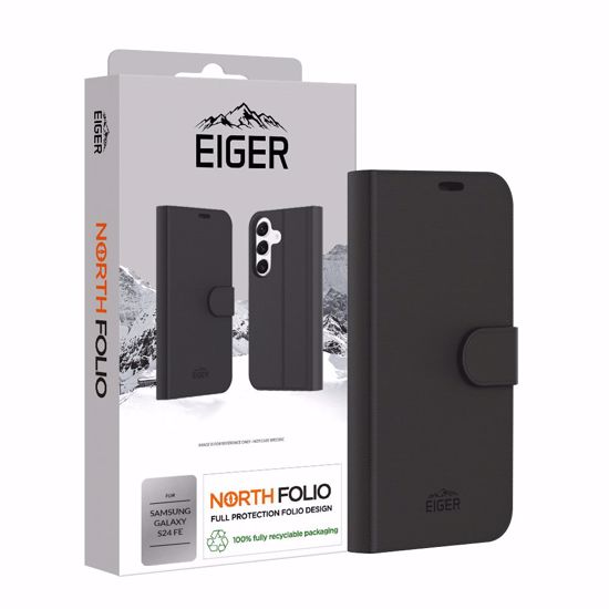 Picture of Eiger Eiger North Folio Case for Samsung S24 FE in Black